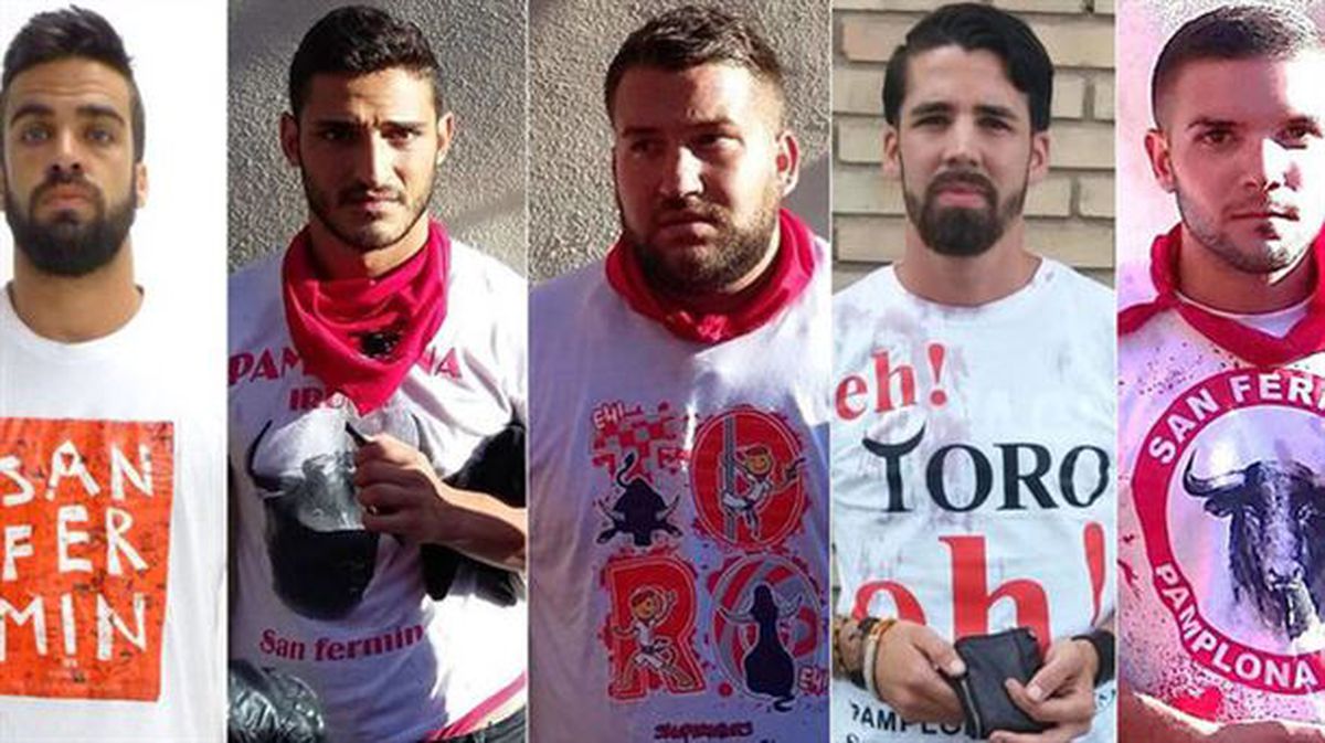 Los cinco miembros de 'La Manada' se encuentran en libertad provisional. 