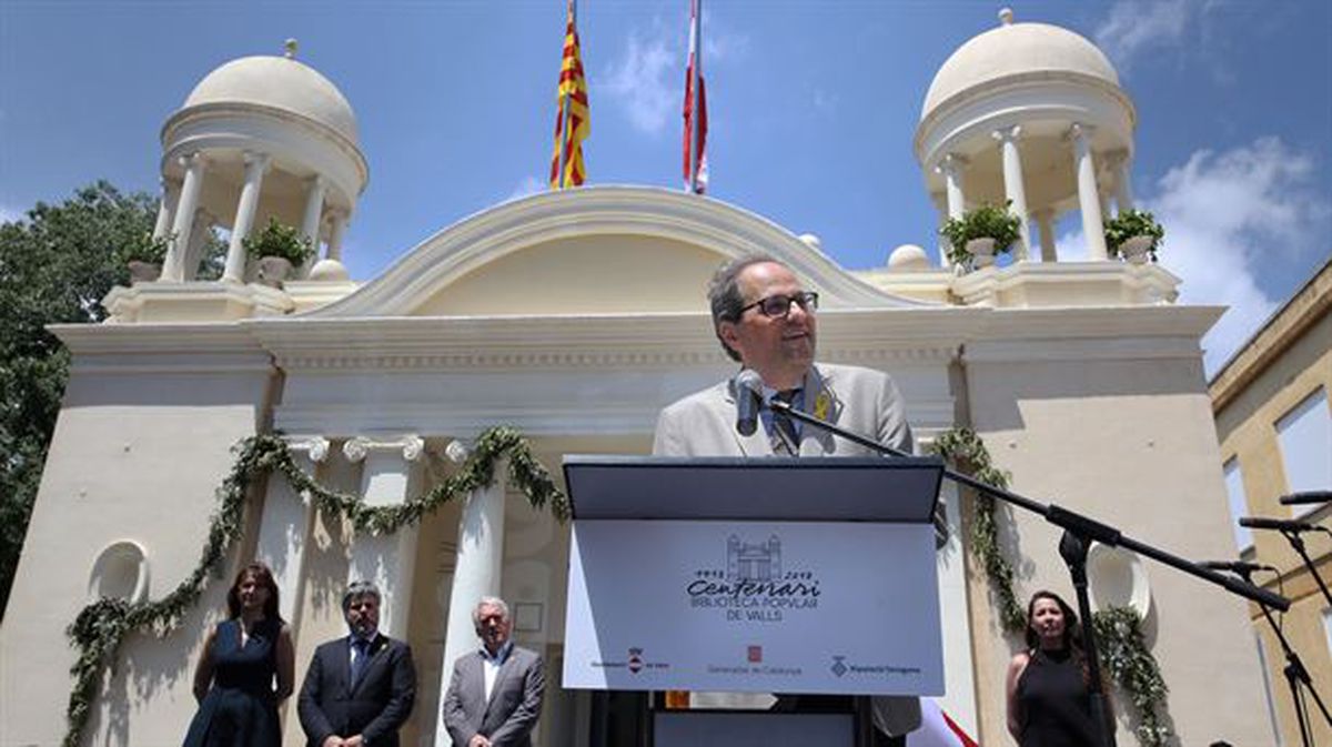El presidente de la Generalitat de Cataluña, Quim Torra. EFE