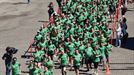 Más de 400 personas en Bilbao en la carrera a favor de los refugiados