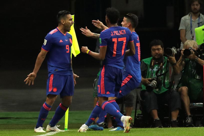 Kolonbiak 0-3 irabazi dio Poloniari. Argazkia: EFE