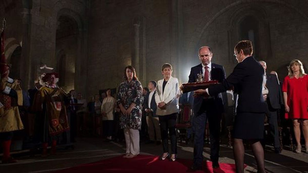 Homenaje a Reyes y Reinas de Navarra. EFE