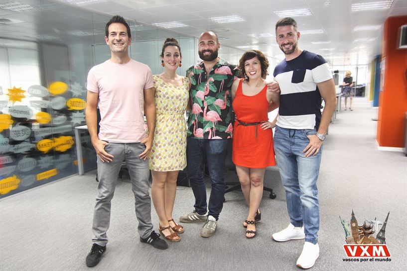 Roberto Vázquez, Patricia Labrador, Pedro Mardones, Soraya Vegas y Gorka Vallejo 