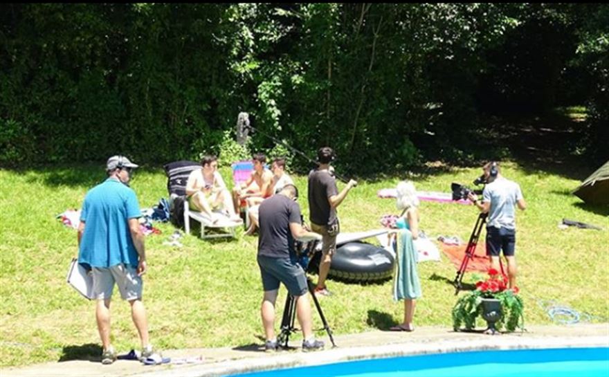 Igerilekuan grabatzen