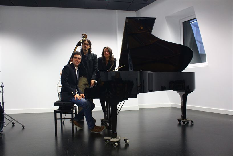 David Cid Trio, 17 de julio en el Teatro Principal.  Imagen facilitada por el Festival de Jazz de Vitoria