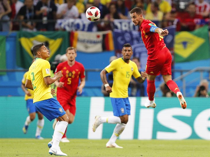 Brasil kanpoan utzi du Belgikak final-laurdenetan