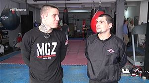 Kerman Lejarraga y Andoni Gago, referentes del boxeo vasco