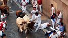 Encierro del 9 de julio de 2018. Foto: EFE.