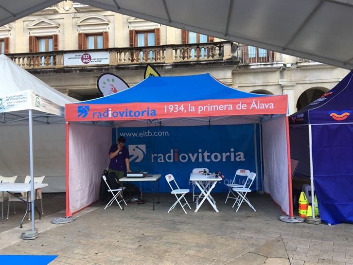Triathlon Vitoria-Gasteiz 2018. RV estará en la Meta. Foto: EiTB