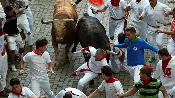 Encierro del 10 de julio de 2018. Foto: EFEEncierro del 10 de julio de 2018. Foto: EFE
