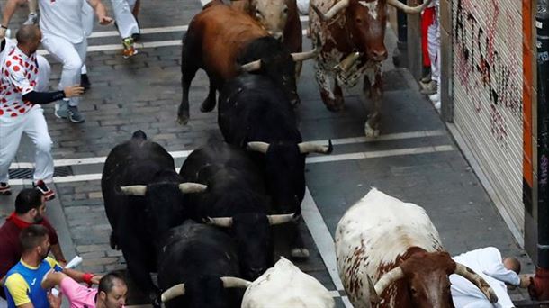 Encierro del 10 de julio de 2018. Foto: EFE