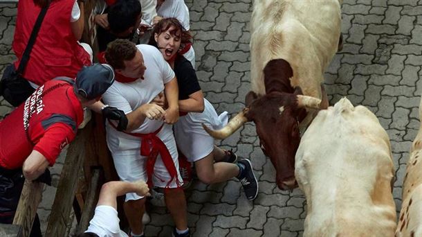 Encierro del 10 de julio de 2018. Foto: EFE