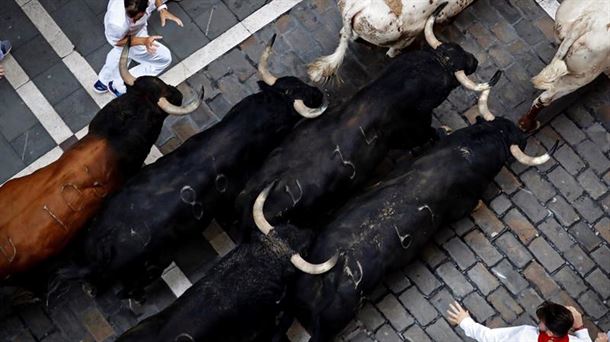 Encierro del 10 de julio de 2018. Foto: EFE