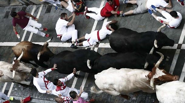 2018ko uztailaren 12ko entzierroa. Argazkia: EFE.