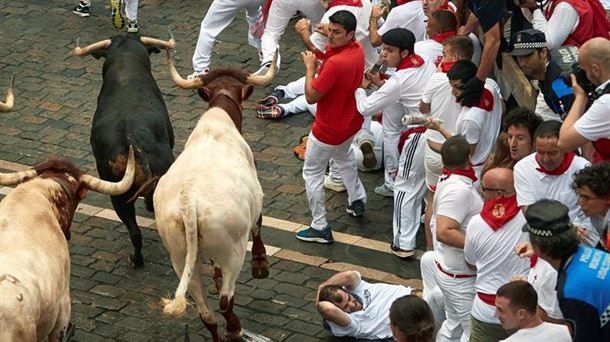 2018ko uztailaren 12ko entzierroa. Argazkia: EFE.