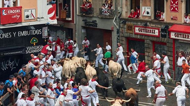 2018ko uztailaren 12ko entzierroa. Argazkia: EFE.