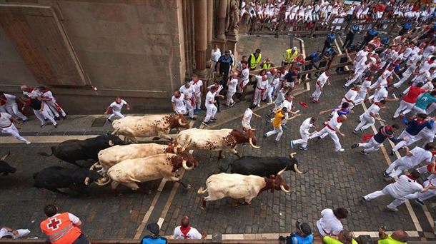 2018ko uztailaren 12ko entzierroa. Argazkia: EFE.