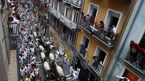 2018ko uztailaren 12ko entzierroa. Argazkia: EFE.