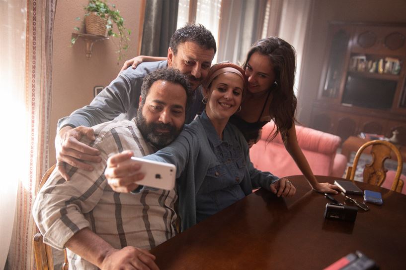 Khaled Kouka, Marcial Álvarez, Farah Hamed y María de Nati