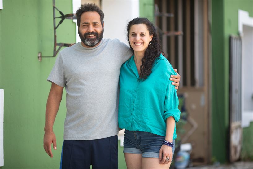 Khaled Kouka y Farah Hamed