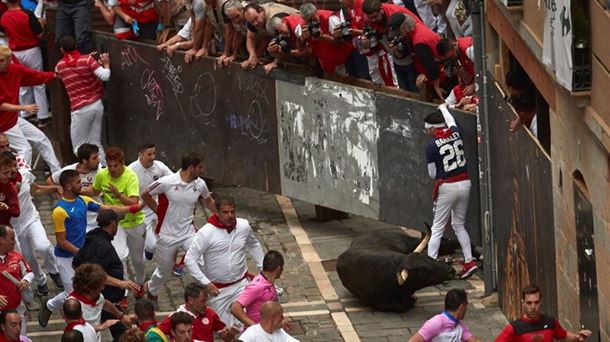 Uztailaren 13ko entzierroa. Argazkia: EFE.