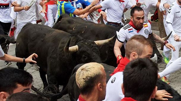 Uztailaren 13ko entzierroa. Argazkia: EFE.