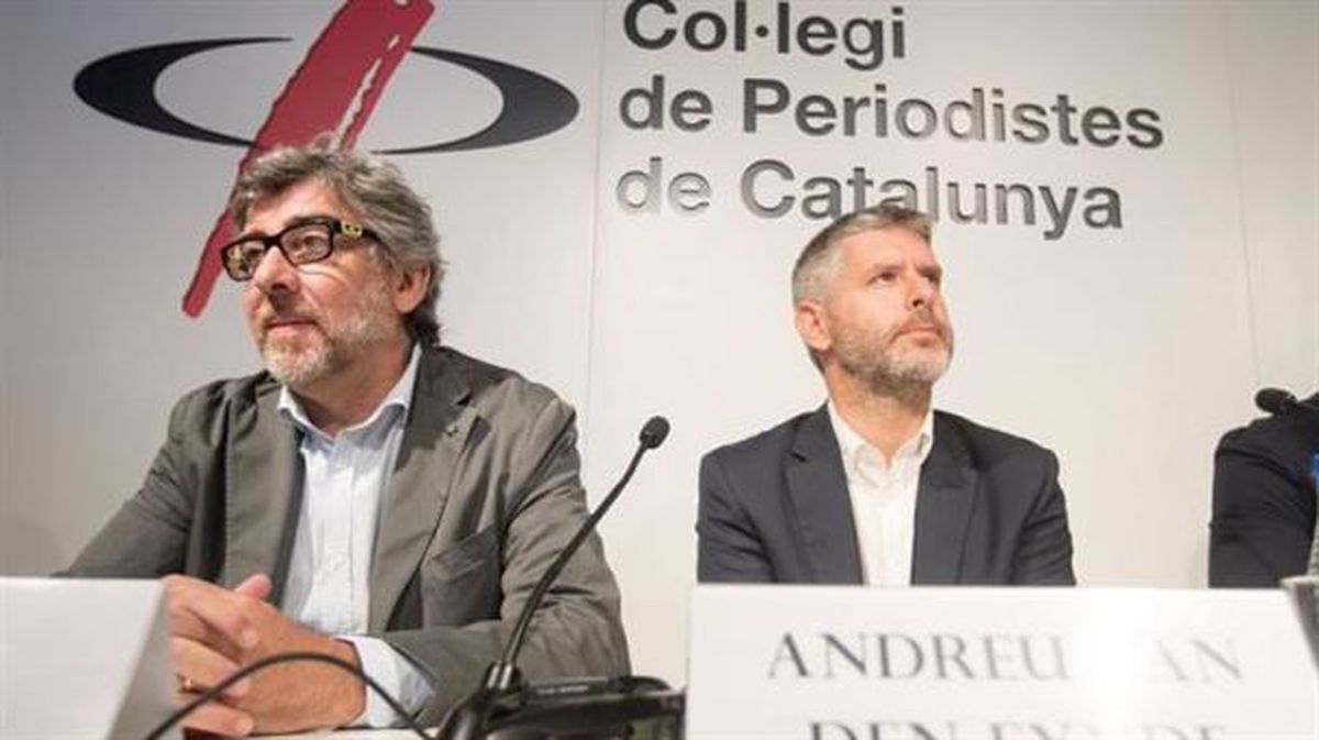 Jordi Pina eta Andreu Van Den Eynde abokatuak. Argazkia: EFE