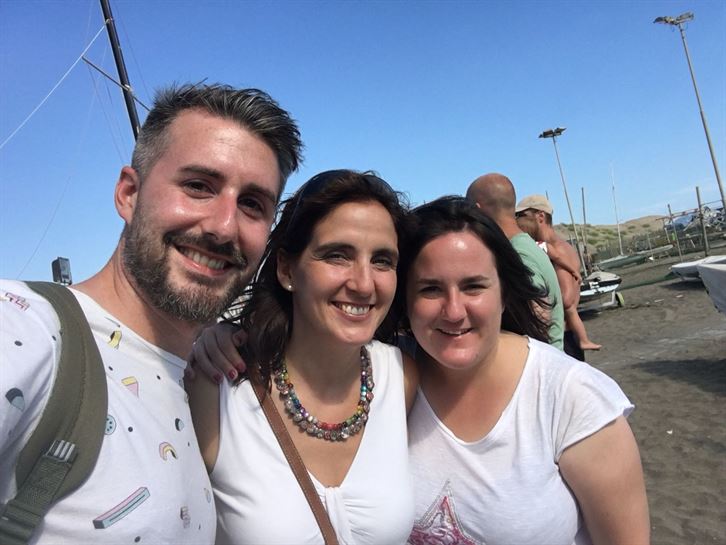 Itziar llegó a Roma con una beca erasmus