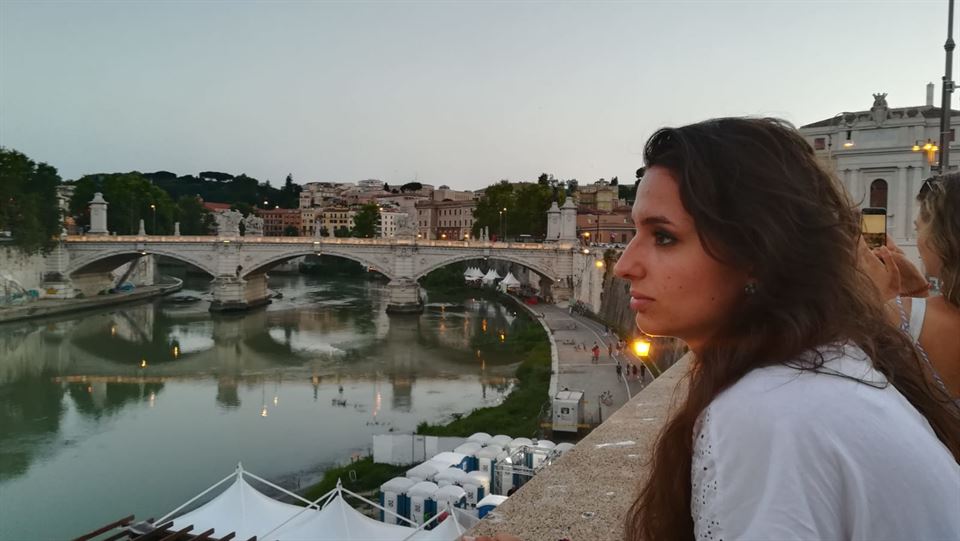 Marina lleva 3 años viviendo en Roma