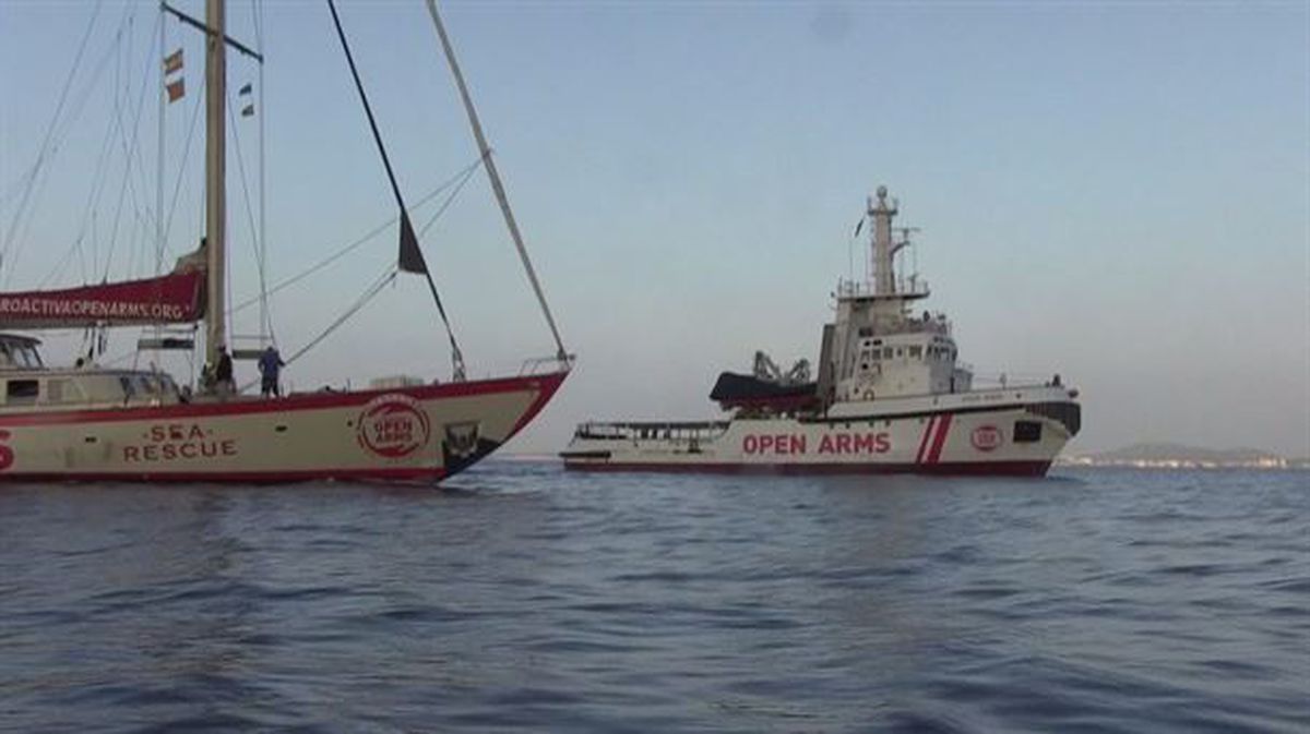 La embarcación Open Arms, de la ONG Proactiva Open Arms. Foto de archivo: EiTB