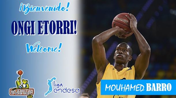 Mouhamed Barro, Gipuzkoa Basketeko bigarren fitxaketa / Delteco GBC.