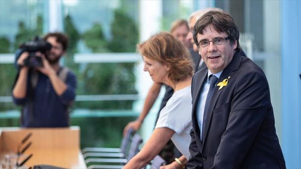 El expresidente catalán Carles Puigdemont en Alemania