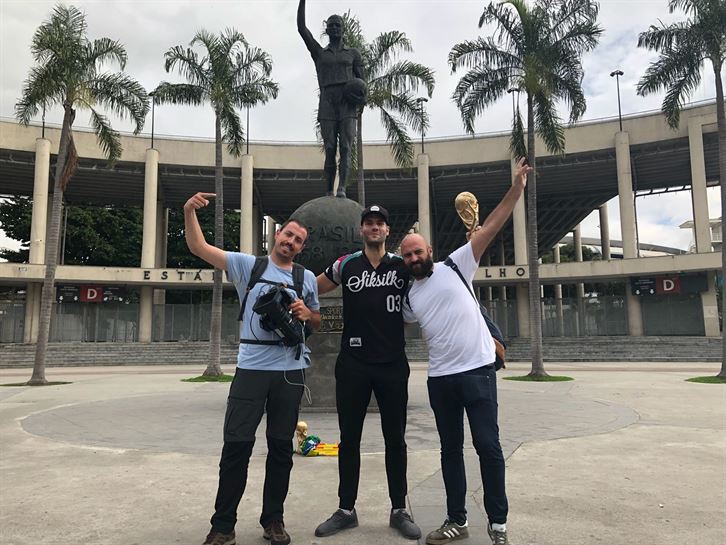 El tudelano Oliver nos ha llevado al mítico estadio de Maracaná
