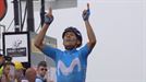 Últimos kilómetros de la victoria de Nairo Quintana en Portet