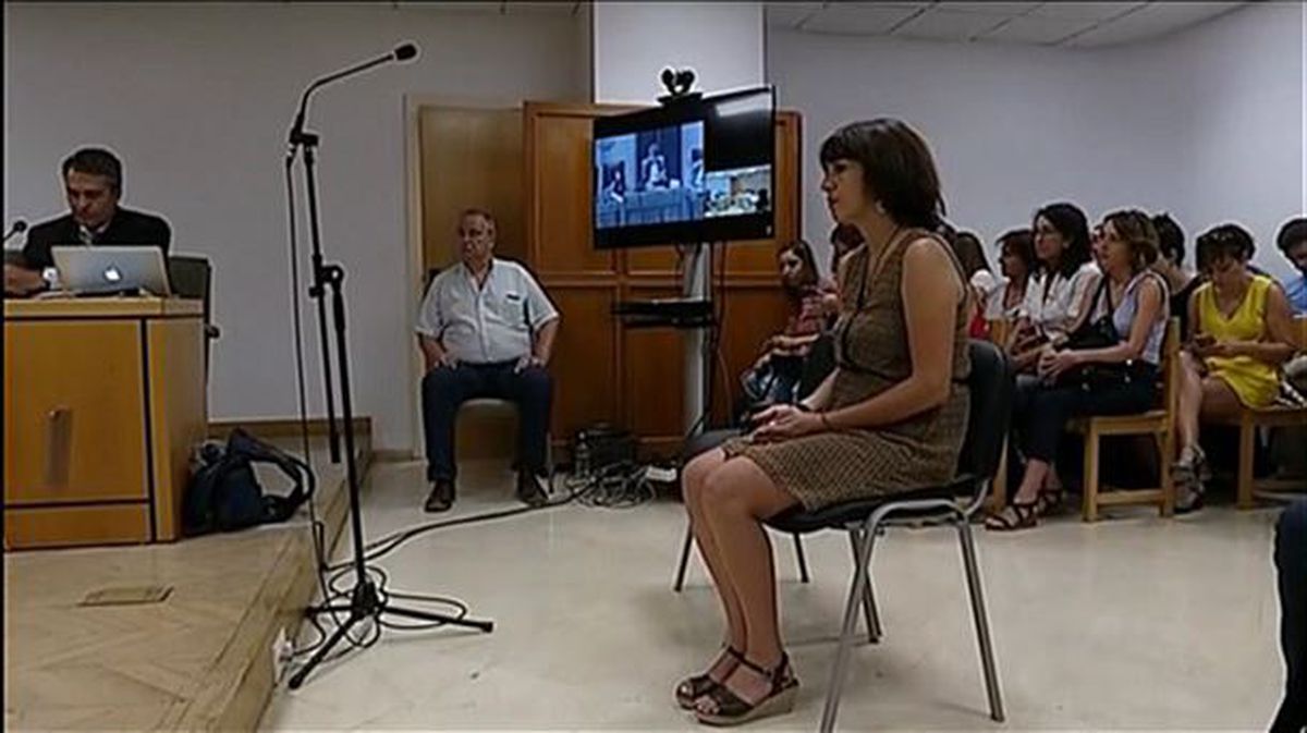 Juana Rivas, el día de su juicio. Foto de archivo: EiTB Media
