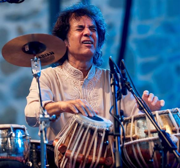 Zakir Hussain. Foto: EFE