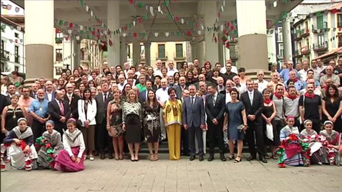 Acto solemne en Ordizia para celebrar el 750 aniversario de su fundación
