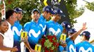 Mikel Landa eta Movistar, Tourreko podiumean