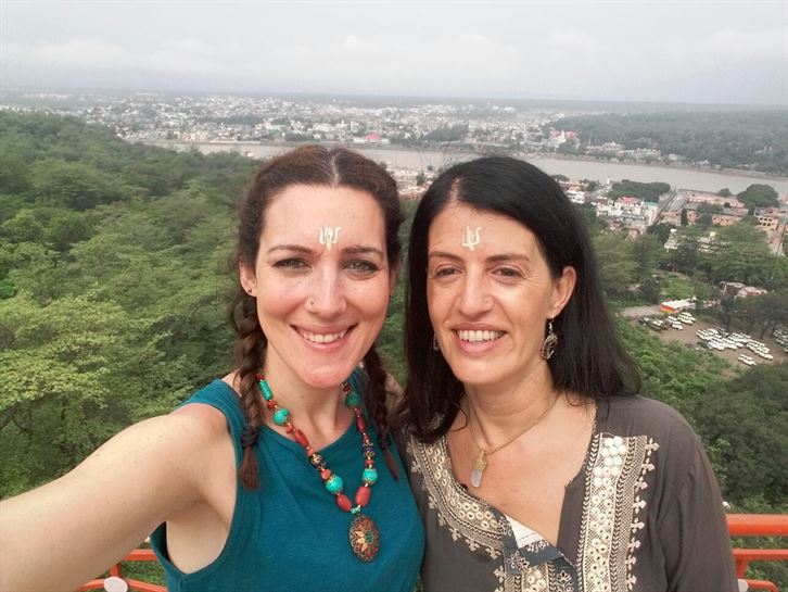 Vistas desde el templo hinduista Boothnath.