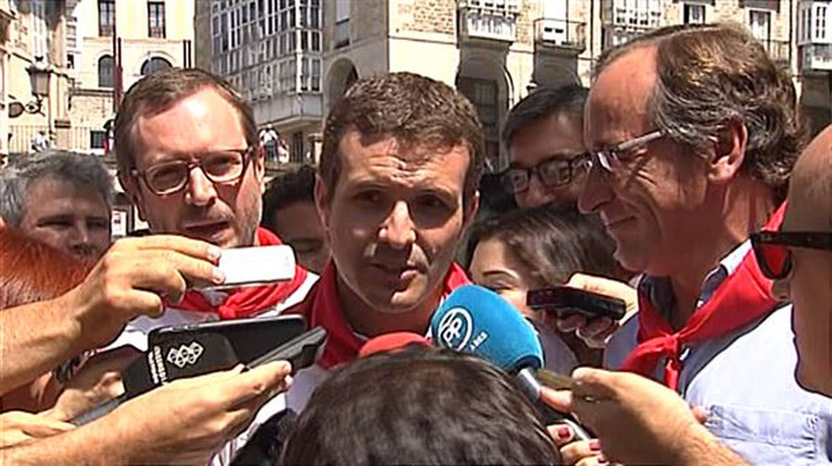 Pablo Casado eta Alfonso Alonso. EFE