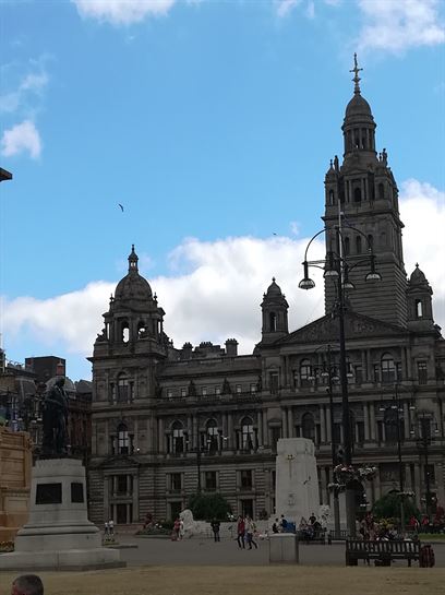 El centro de Glasgow