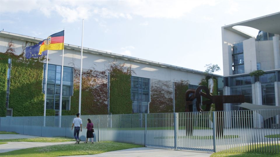 Pello Reparaz abeslari eta aurkezlea, Berlinen. (Argazkia: EiTB)