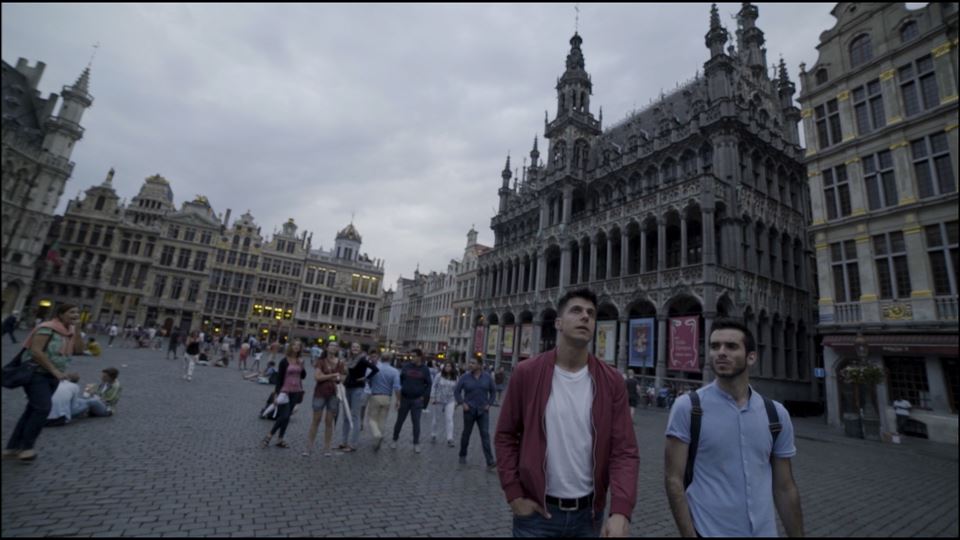 Pello Reparaz abeslari eta aurkezlea, Bruselan. (Argazkia: EiTB)