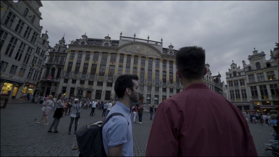 Pello Reparaz abeslari eta aurkezlea, Bruselan. (Argazkia: EiTB)