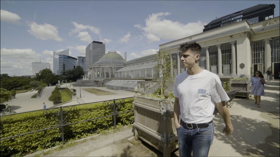 Pello Reparaz abeslari eta aurkezlea, Bruselan. (Argazkia: EiTB)