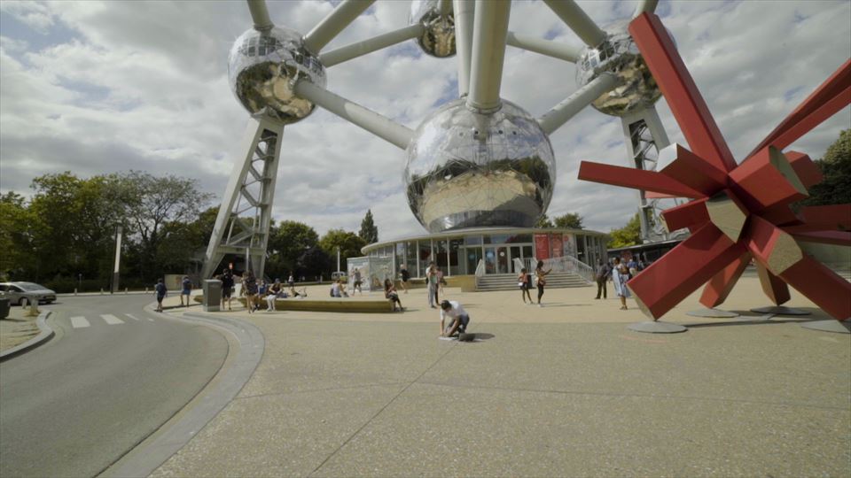 Pello Reparaz abeslari eta aurkezlea, Bruselan. (Argazkia: EiTB)