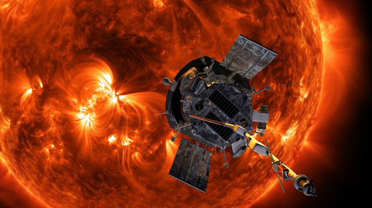 Ilustración de la Parker Solar Probe