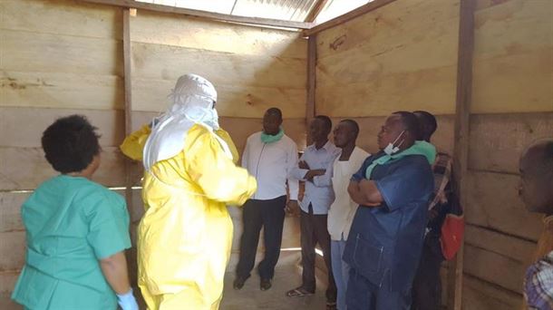 Brote de ébola en el Congo. Imagen: EFE
