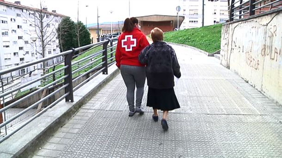 Voluntarios de Cruz Roja