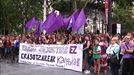 Concentración en Donostia contra las agresiones ocurridas el fin de semana