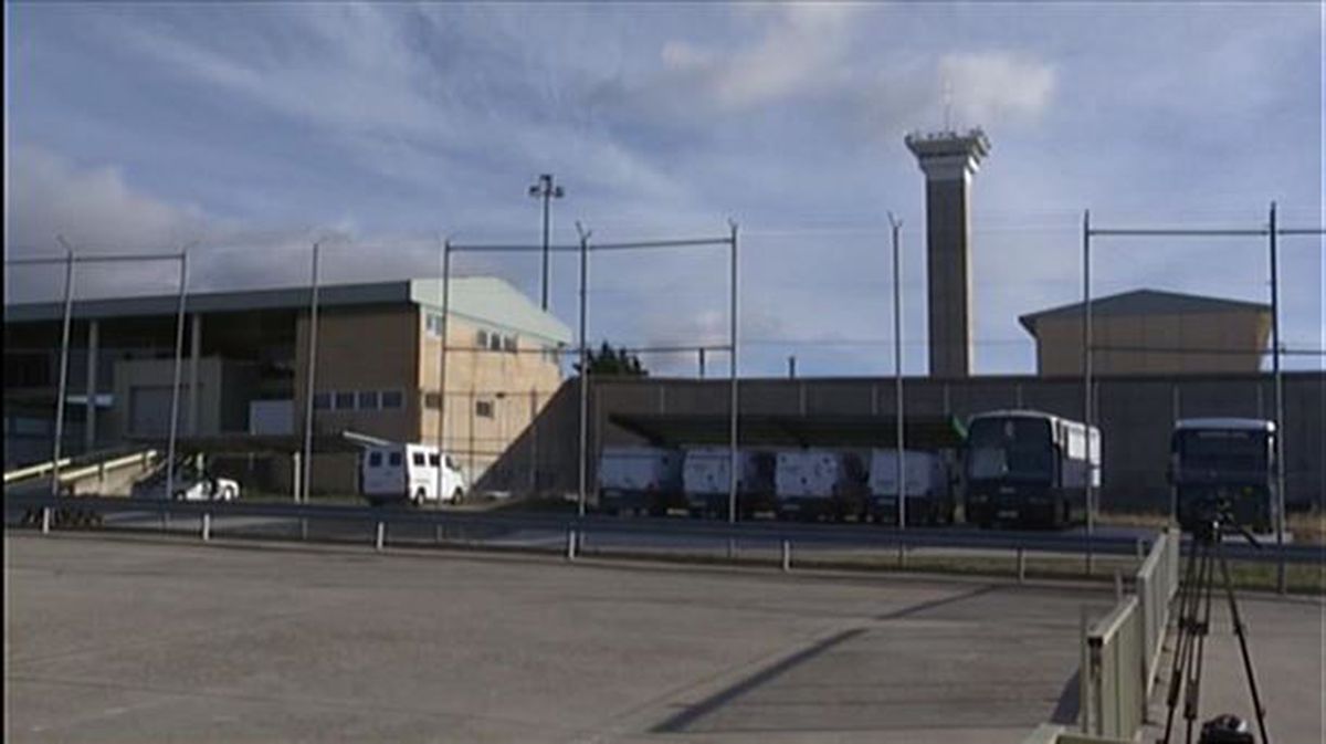 Cárcel de Zaballa en Álava. Captura sacada de un vídeo de archivo de ETB. 
